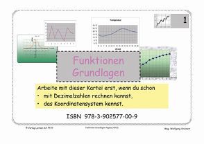 Funktionen – Grundlagen von Steinert,  Wolfgang