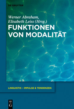 Funktionen von Modalität von Abraham,  Werner, Leiss,  Elisabeth