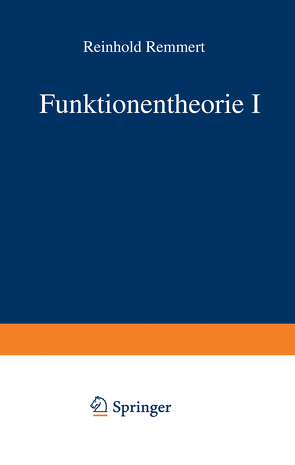 Funktionentheorie I von Remmert,  Reinhold