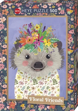 Funny Hedgehog Puzzle von Charro,  Mia