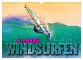 Funsport Windsurfen (Wandkalender 2024 DIN A3 quer), CALVENDO Monatskalender von Utz,  Renate