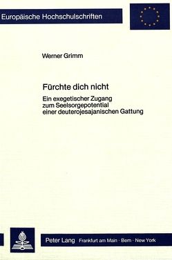 Fürchte dich nicht von Grimm,  Werner