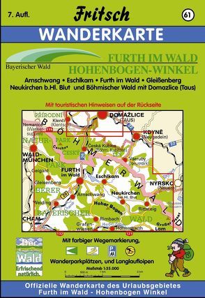 Furth im Wald, Hohen-Bogen-Winkel von Fritsch Landkartenverlag