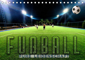 Fußball – pure Leidenschaft (Tischkalender 2023 DIN A5 quer) von Utz,  Renate