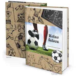 Fußballbuch MEINE SAISON (Hardcover A5, Blankoseiten)