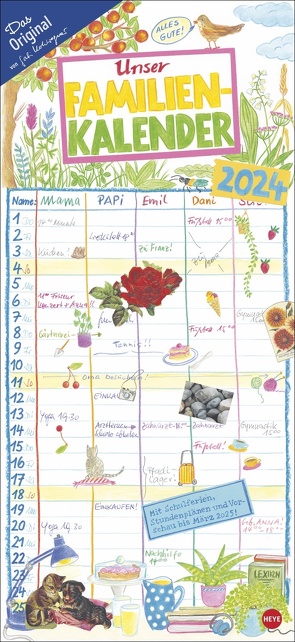 Gabi Kohwagner Unser Familienkalender 2024 von Gabi Kohwagner
