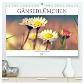 Gänseblümchen Poesie (hochwertiger Premium Wandkalender 2024 DIN A2 quer), Kunstdruck in Hochglanz von Delgado,  Julia