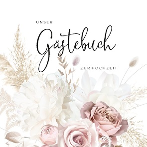 Gästebuch zur Hochzeit romantische Boho-Rosen von Rockstroh,  Sarah