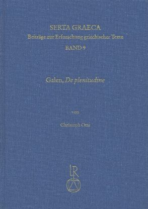 Galen. De plenitudine von Otte,  Christoph