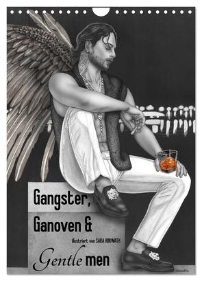 GANGSTER, GANOVEN & Gentlemen. Man-up Illustrationen, Zeichnungen, Grafiken und Malerei mit Mannsbildern der Marke „Burlesque up your wall“ von Sara Horwath (Wandkalender 2024 DIN A4 hoch), CALVENDO Monatskalender von Horwath Burlesque up your wall,  Sara