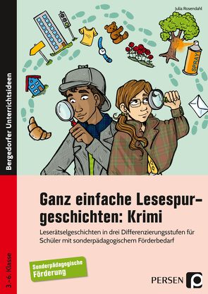 Ganz einfache Lesespurgeschichten: Krimi von Rosendahl,  Julia