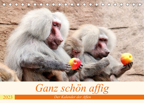 Ganz schön affig – Der Kalender der Affen (Tischkalender 2023 DIN A5 quer) von Klatt,  Arno