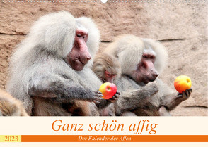 Ganz schön affig – Der Kalender der Affen (Wandkalender 2023 DIN A2 quer) von Klatt,  Arno