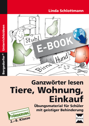 Ganzwörter lesen: Tiere, Wohnung, Einkauf von Schlottmann,  Linda