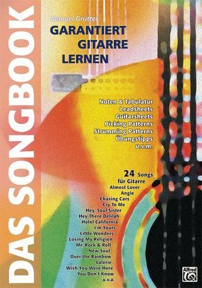 Garantiert Gitarre lernen / Garantiert Gitarre lernen – Das Songbook von Gruetter,  Manuel