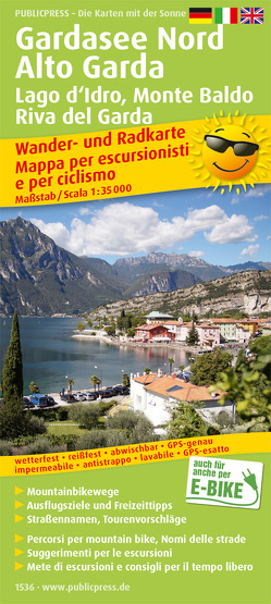 Gardasee Nord, Alto Garda, Lagod’Idro, Monte Baldo, Riva del Garda