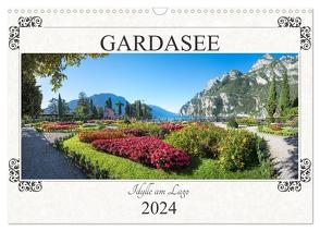 Gardasee – Idylle am Lago 2024 (Wandkalender 2024 DIN A3 quer), CALVENDO Monatskalender von SusaZoom,  SusaZoom