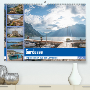 Gardasee – Impressionen aus der Lombardei (Premium, hochwertiger DIN A2 Wandkalender 2022, Kunstdruck in Hochglanz) von Mosert,  Stefan