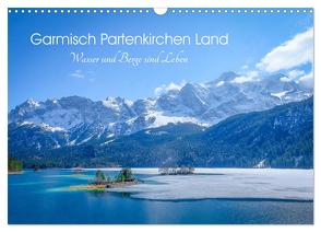 Garmisch Partenkirchen Land – Wasser und Berge sind Leben (Wandkalender 2024 DIN A3 quer), CALVENDO Monatskalender von Saf Photography,  Petra