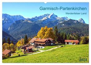 Garmisch-Partenkirchen Werdenfelser Land (Wandkalender 2024 DIN A2 quer), CALVENDO Monatskalender von Selection,  Prime