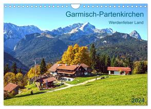 Garmisch-Partenkirchen Werdenfelser Land (Wandkalender 2024 DIN A4 quer), CALVENDO Monatskalender von Selection,  Prime