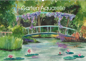 Garten Aquarelle (Wandkalender 2023 DIN A2 quer) von Krause,  Jitka