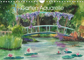 Garten Aquarelle (Wandkalender 2023 DIN A4 quer) von Krause,  Jitka