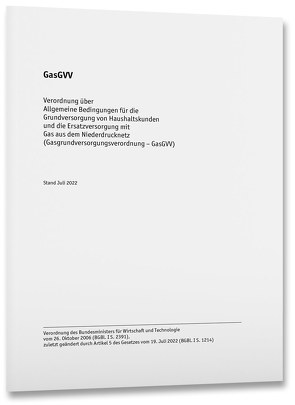 GasGVV – Gasgrundversorgungsverordnung