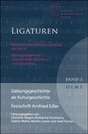 Gattungsgeschichte als Kulturgeschichte. Festschrift Arnfried Edler von Hottmann,  Katharina, Siegert,  Christine