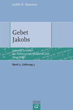 Gebet Jakobs von Newman,  Judith H.