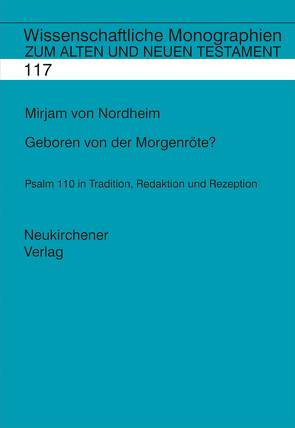 Geboren von der Morgenröte? von von Nordheim-Diehl,  Miriam