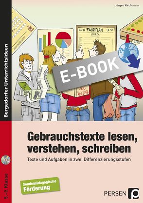 Gebrauchstexte lesen, verstehen, schreiben von Kirchmann,  Jürgen