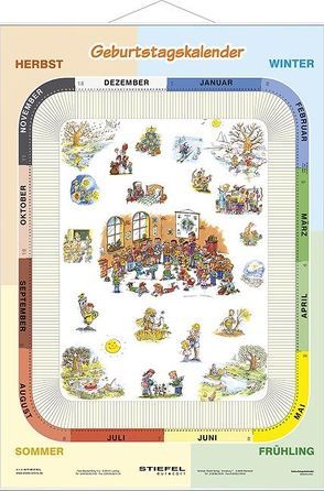 Geburtstagskalender von Stiefel,  Heinrich