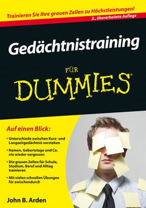 Gedächtnistraining für Dummies von Arden,  John B.