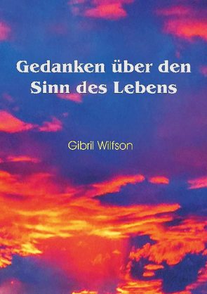 Gedanken über den Sinn des Lebens von Wilfson,  Gibril