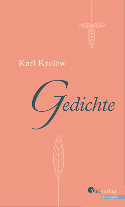 Gedichte von Krolow,  Karl