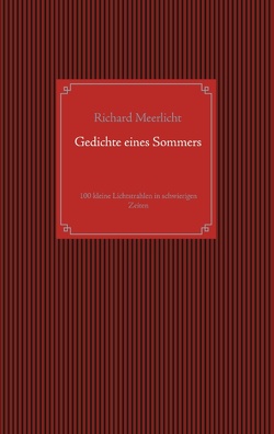 Gedichte eines Sommers von Meerlicht,  Richard