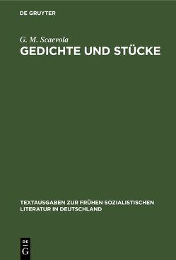 Gedichte und Stücke von Scaevola,  G. M.