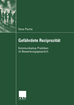 Gefährdete Reziprozität von Pache,  Ilona