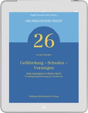 Gefährdung – Schaden – Vermögen von Maeder,  Stefan