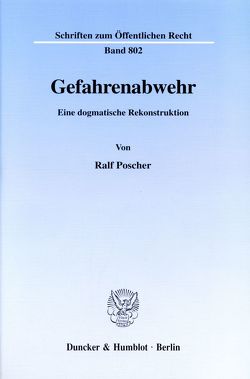 Gefahrenabwehr. von Poscher,  Ralf