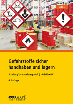 Gefahrstoffe sicher handhaben und lagern von Matthes,  Günter