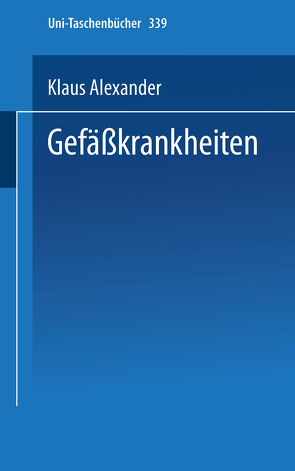 Gefäßkrankheiten von Alexander,  K., Hartmann,  F., Tilsner,  V.