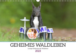 Geheimes Waldleben (Wandkalender 2023 DIN A3 quer) von Süss,  Sylvia