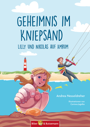 Geheimnis im Kniepsand – Lilly und Nikolas auf Amrum von Jegelka,  Corinna, Nesseldreher,  Andrea