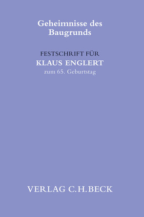 Geheimnisse des Baugrunds von Franke,  Horst, Grauvogl,  Josef, Kapellmann,  Klaus