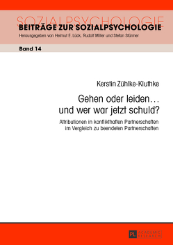 Gehen oder leiden … und wer war jetzt schuld? von Zühlke-Kluthke,  Kerstin