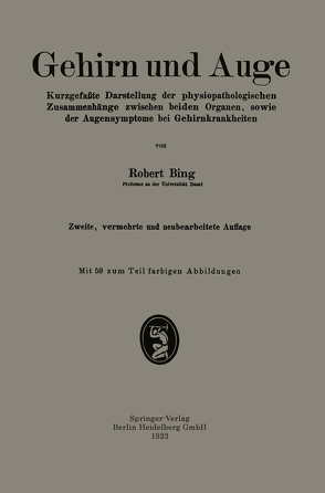 Gehirn und Auge von Bing,  Robert