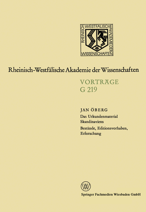 Geisteswissenschaften von Öberg,  Jan