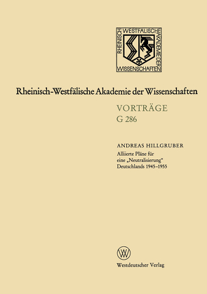 Geisteswissenschaften von Hillgruber,  Andreas